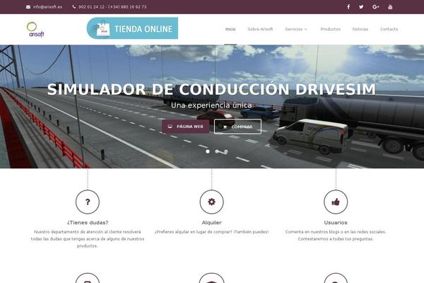 Maskitto Light theme site design template sample