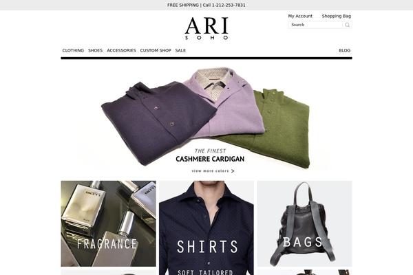 arisoho.com site used Arisoho_theme