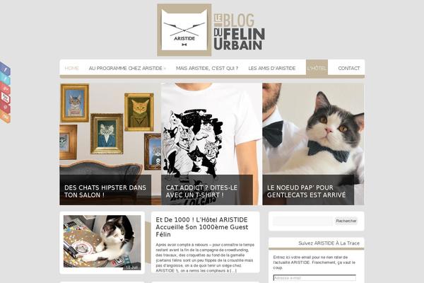 Zenon theme site design template sample