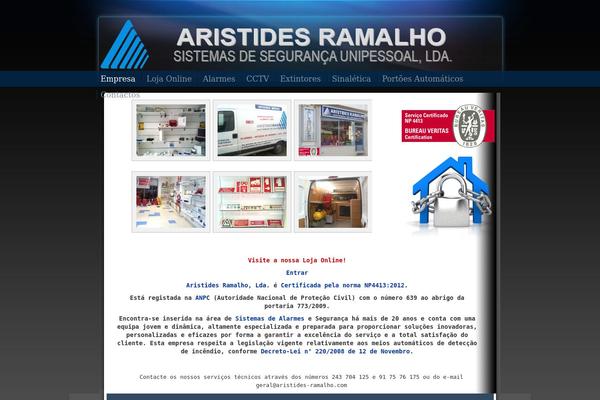 aristides-ramalho.com site used Auroral Theme