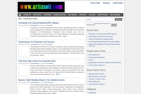 Gamelisomagazine theme site design template sample
