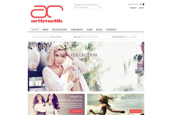 Blanco theme site design template sample