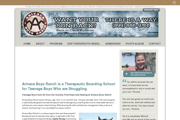 arivacaboysranch.com site used Envoy