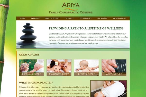 ariyafamilychiropractic.com site used Ariya