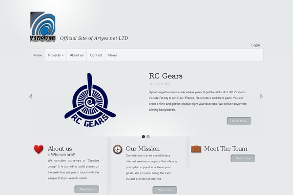 Minimal theme site design template sample