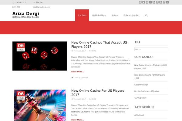 arizadergi.com site used Wpt-promod