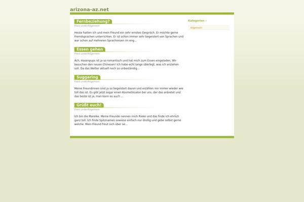 Almost Spring theme site design template sample
