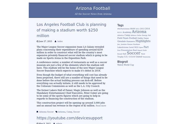 Blogbox theme site design template sample