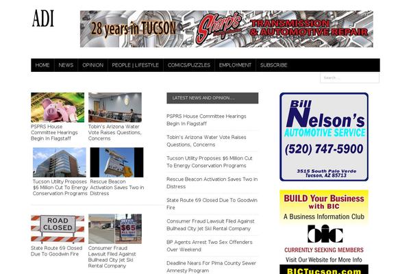 MH Magazine theme site design template sample