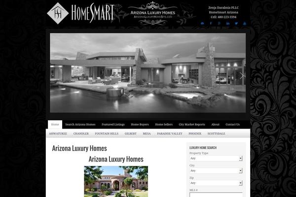 AgentPress theme site design template sample