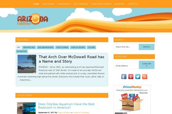 Gloria theme site design template sample