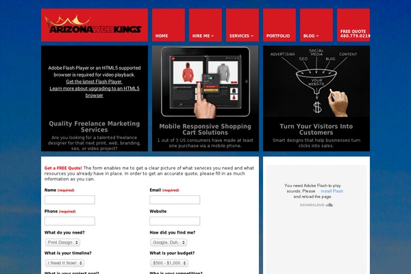 Metro theme site design template sample