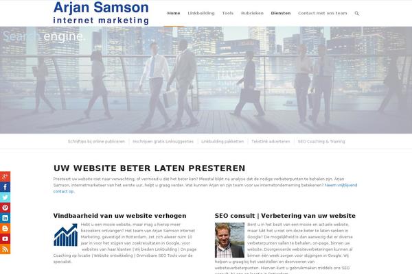 Site using A3-Social-Sidebar plugin