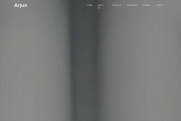 arjunamgain.com.np site used Personal-cv-themes