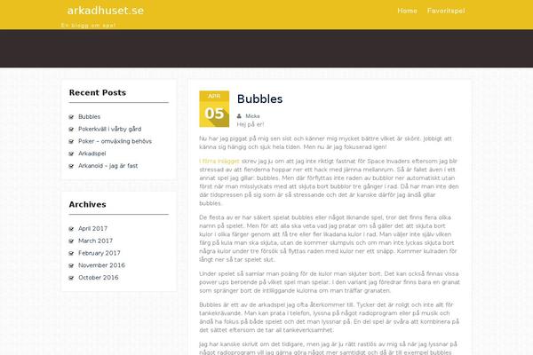 arkadhuset.se site used Onefold