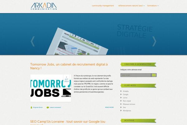 Optima theme site design template sample