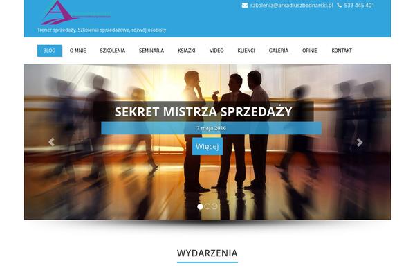 Personal Portfolio theme site design template sample