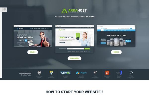 arkahost WordPress theme, websites list used arkahost theme arkahost theme websites examples