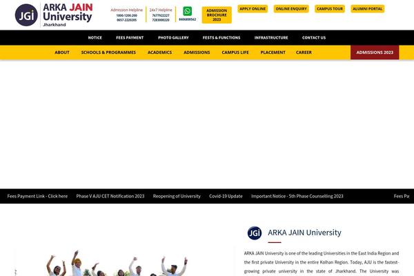 Site using Horizontal-scrolling-announcements plugin