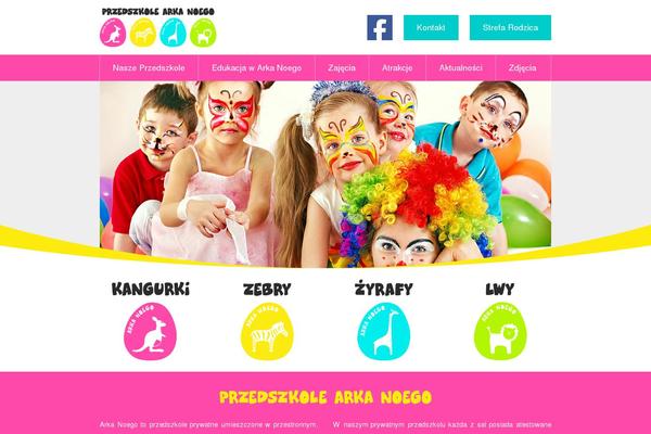 Arka theme site design template sample