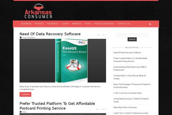 Magazin theme site design template sample