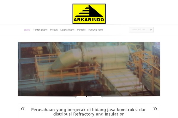 Evolution theme site design template sample