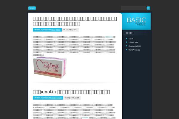 Basic theme site design template sample