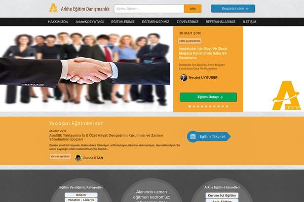Arkhe theme site design template sample
