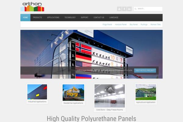 Avenue theme site design template sample