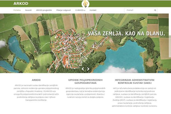 Ascend theme site design template sample
