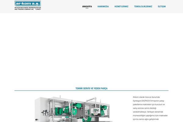 arkommakine.com site used Armtheme