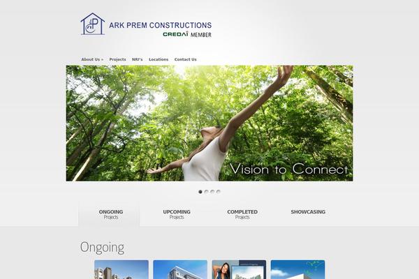 Nova theme site design template sample
