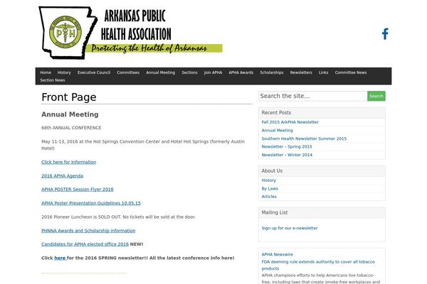 arkpublichealth.org site used Swift