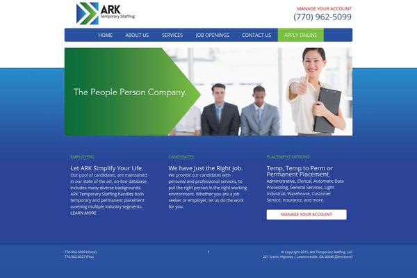 Responsive-child theme site design template sample