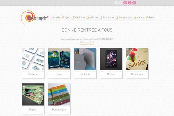Hipster theme site design template sample