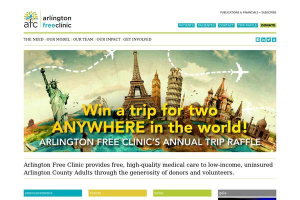 Afc theme site design template sample