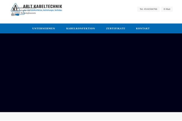 BeTheme Child theme site design template sample