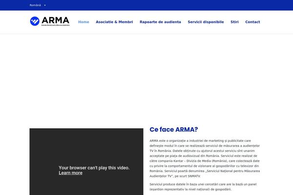 arma.org.ro site used Arma