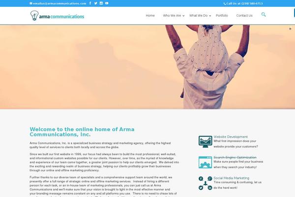 armacommunications.com site used Armacommunication