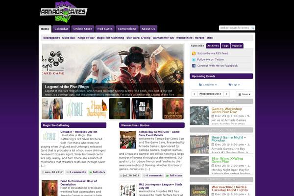 Wp Chatter theme site design template sample