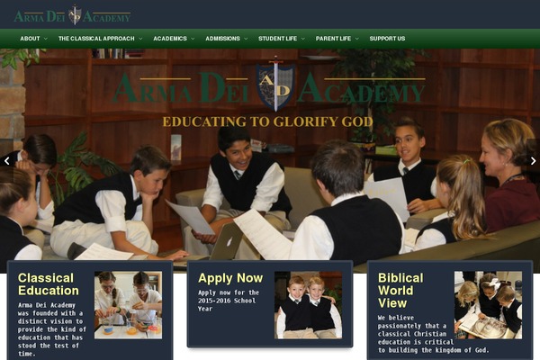 EDU theme site design template sample