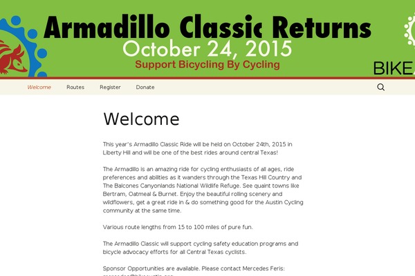 Twenty Thirteen theme site design template sample