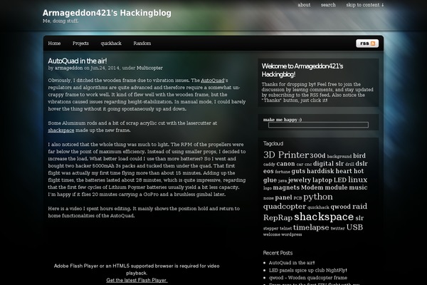 Pixel theme site design template sample