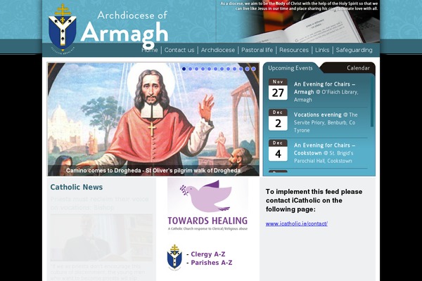 armagharchdiocese.org site used Armagh