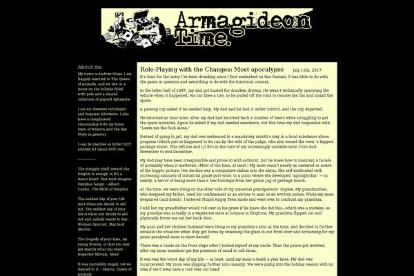 armagideon-time.com site used Primarytheme