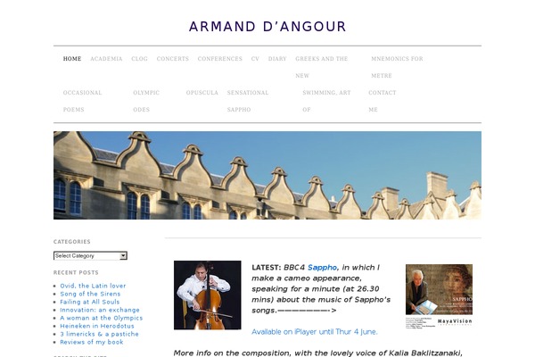 Brunelleschi theme site design template sample
