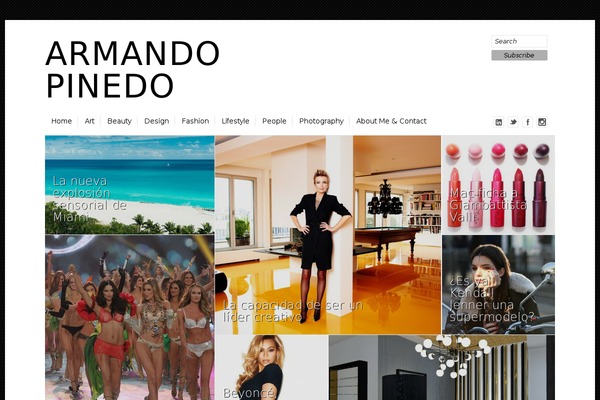 Columns theme site design template sample