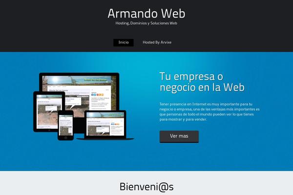 Alexandria theme site design template sample