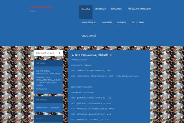 Kingdom theme site design template sample