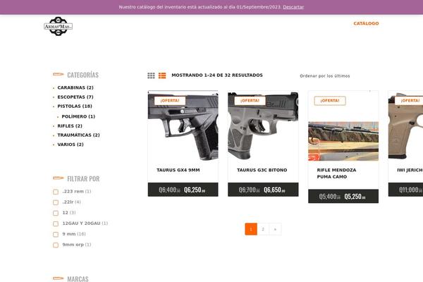 armasymas.com site used Honor